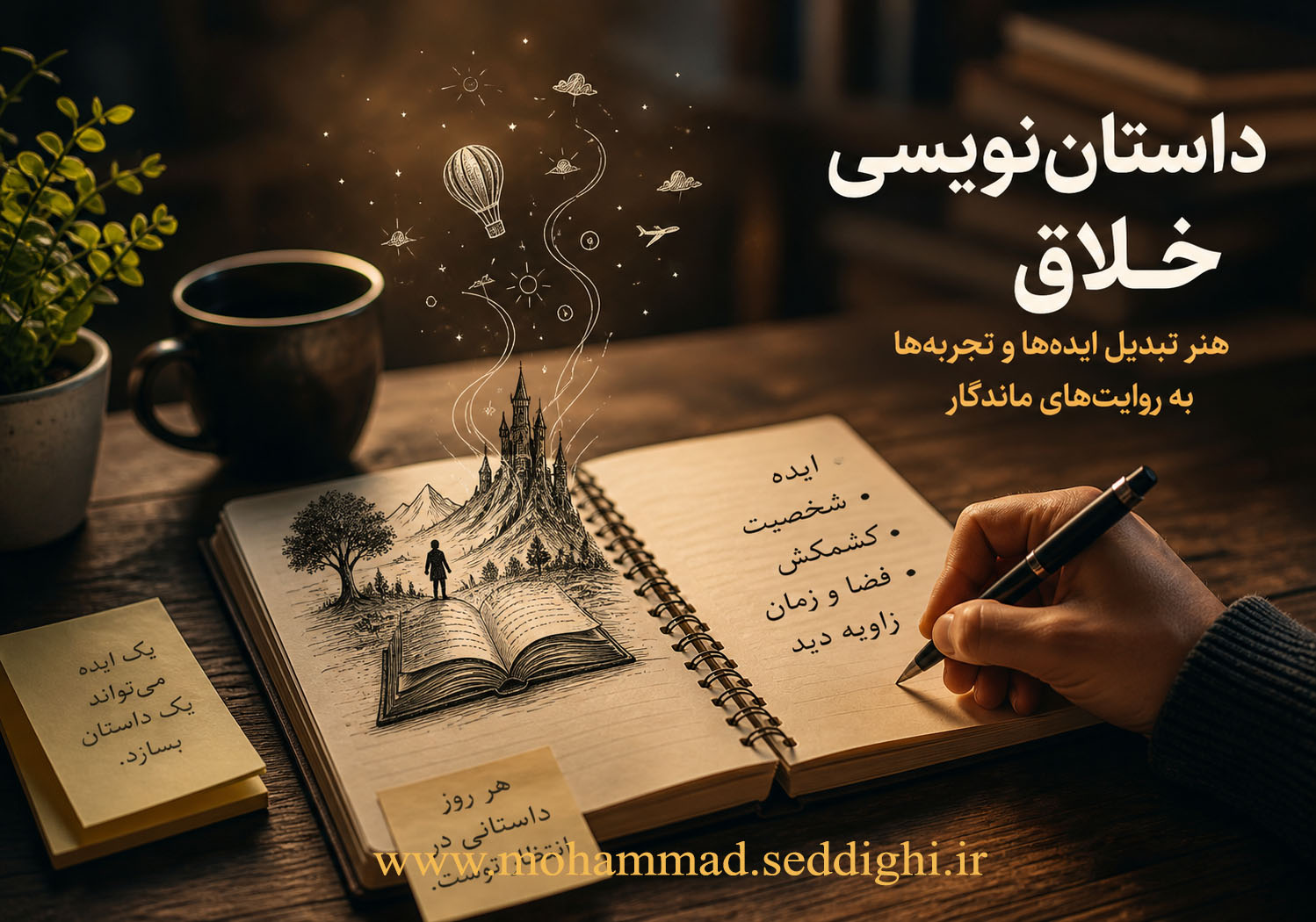 داستان‌نویسی خلاق چیست و چگونه به یک نویسنده حرفه‌ای تبدیل شویم؟
